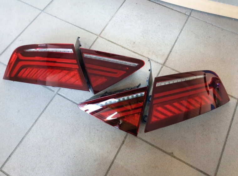фото №3, Лампы задние matrix lift комплект audi rs7 sline