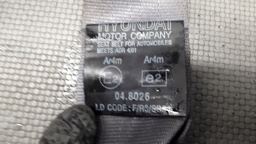 фото №7, Pas безпеки правий задня hyundai sonata iii