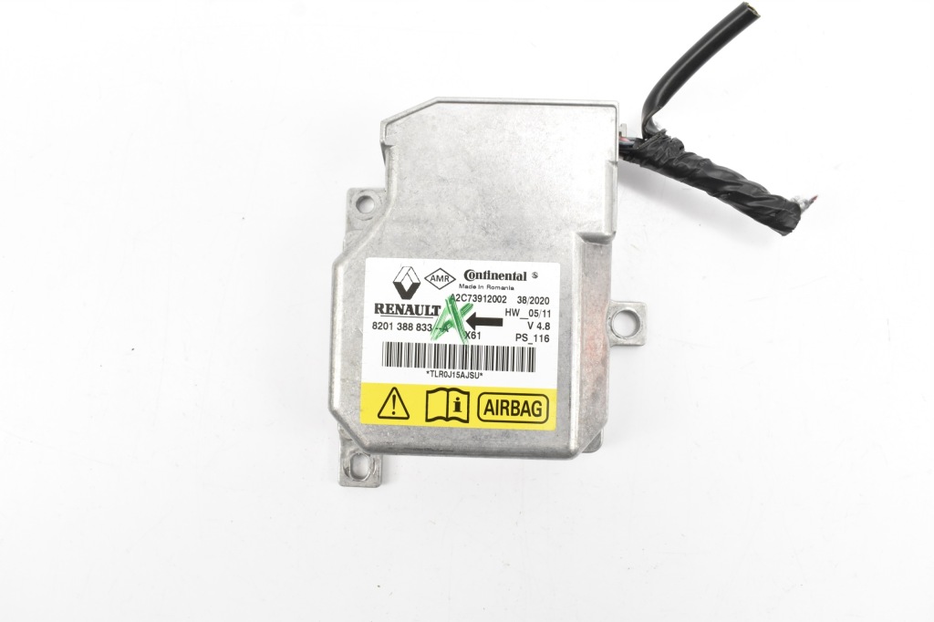 фото №1, Модуль подушок повітряних 8201388833 renault kangoo ii z.e. lift