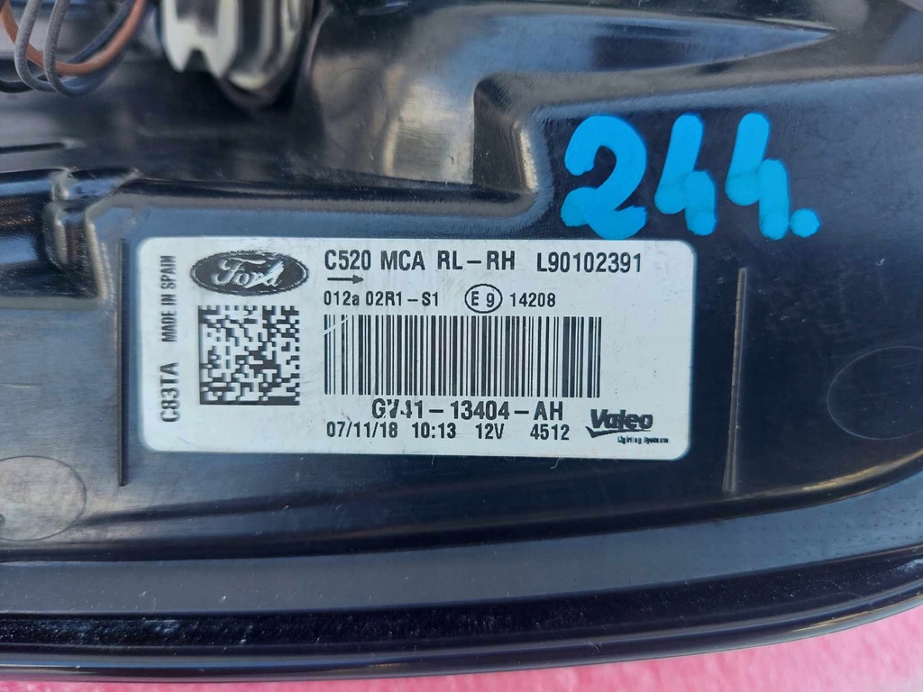 фото №6, Ford kuga mk2 lift 16- лампа правая задняя задняя led