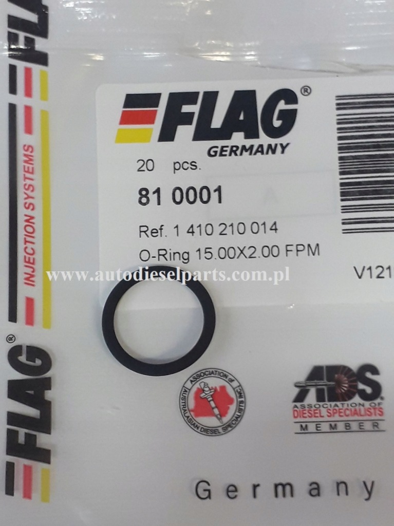 фото №1, 1410210014 уплотнительное кольцо sekcji bosch 15x2, fl-810001