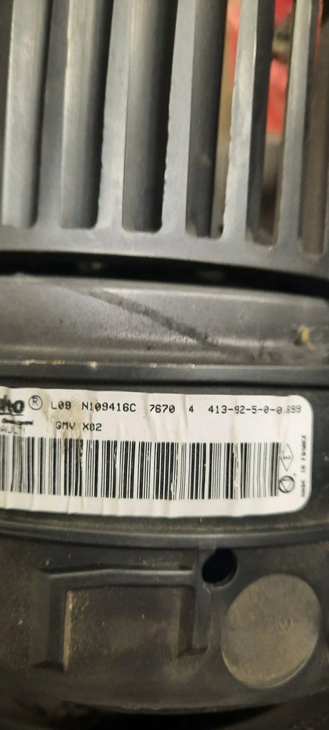 фото №3, Вентилятор обдув n109416c renault trafic