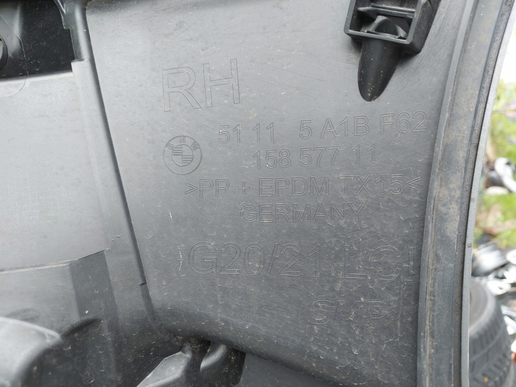 фото №13, Bmw 3 g20 g21 basis lift lci 22- бампер передній перед