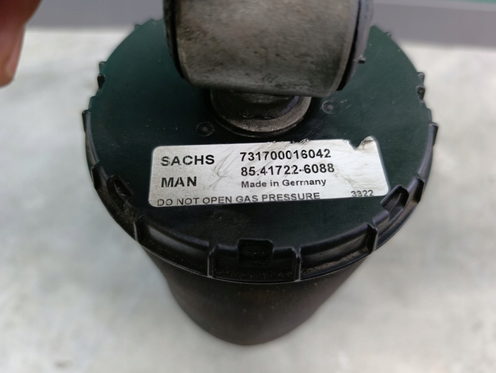 фото №3, Подушка подвеска кабины man tgs tg3 амортизатор задний задняя оригинал