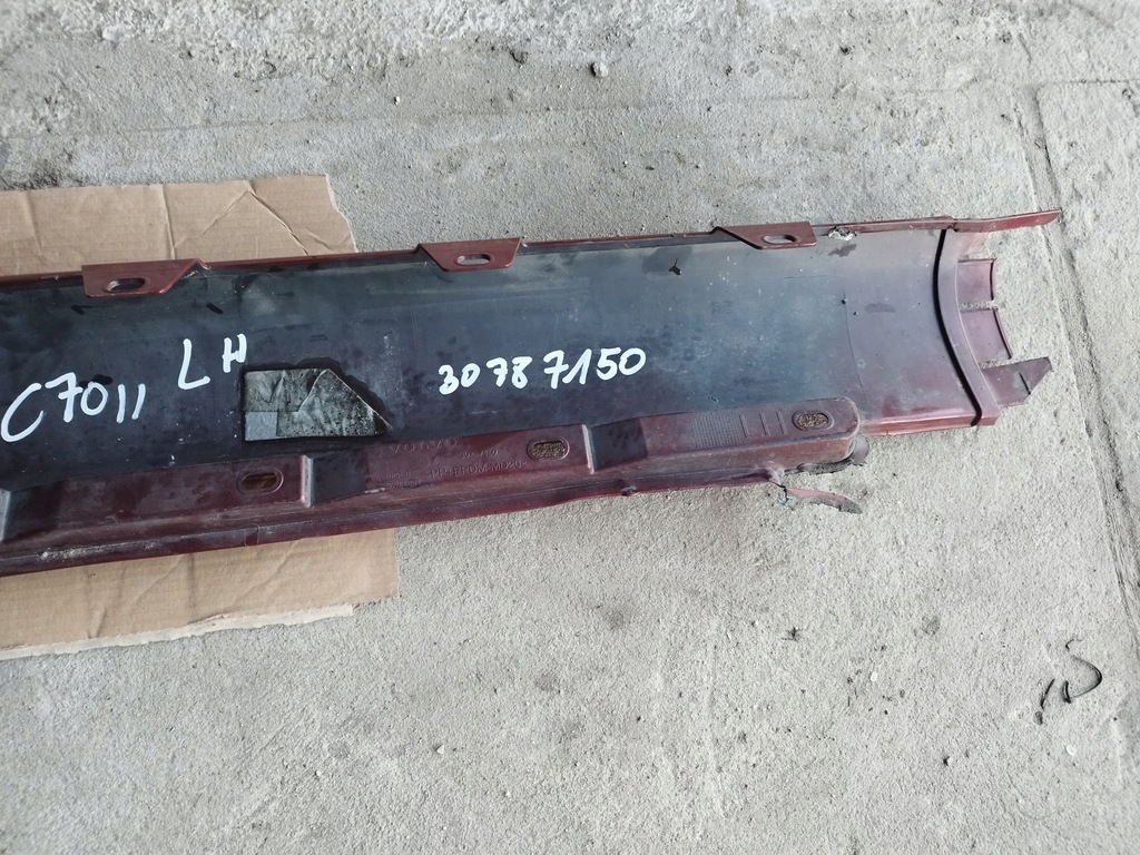 фото №9, Молдинг накладка порог порог правая volvo c70 ii lift 2011r 30787151