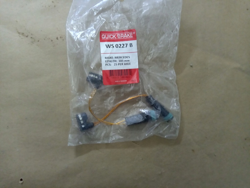 фото №1, Датчик износа тормозная колодка quick brake ws0227b crafter