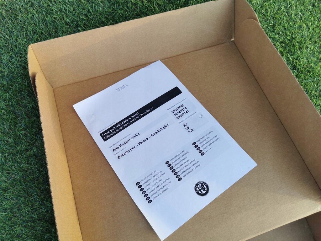 фото №2, Alfa romeo giulia veloce quadrifoglio решётка радиатора новый!