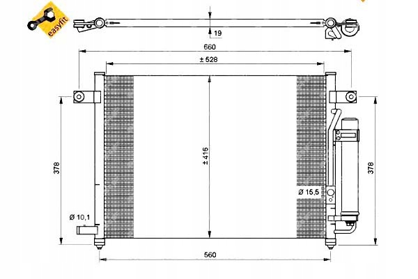 фото №10, Nrf конденсатор кондиціонера chevrolet aveo/kalos 1,2/1,4
