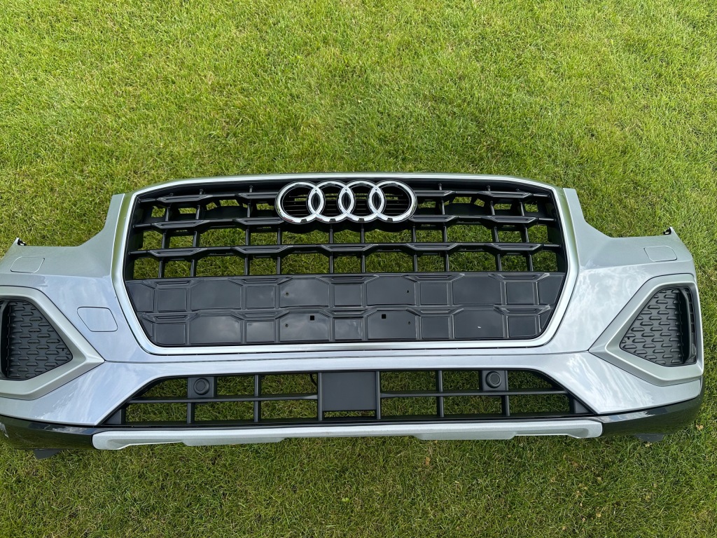 ! бампер передний kompletny pdc радар жгут audi q2 lift ! Доставка
