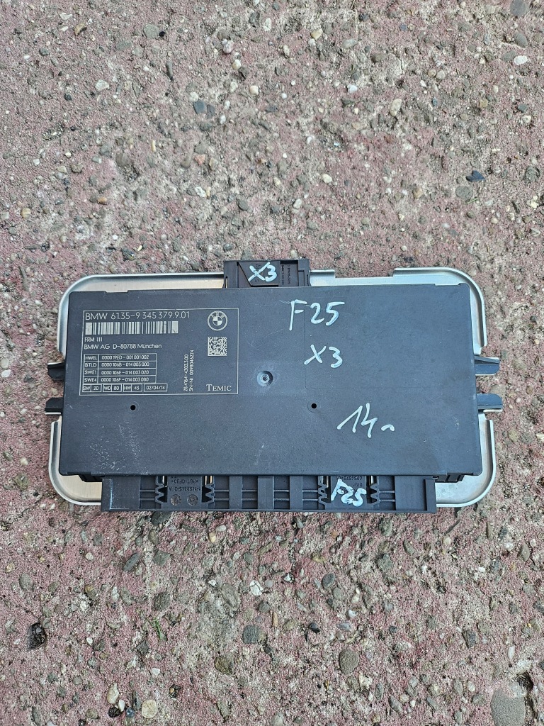 фото №1, Модуль блок керування світла frm bmw x3 f25 frm 9345379