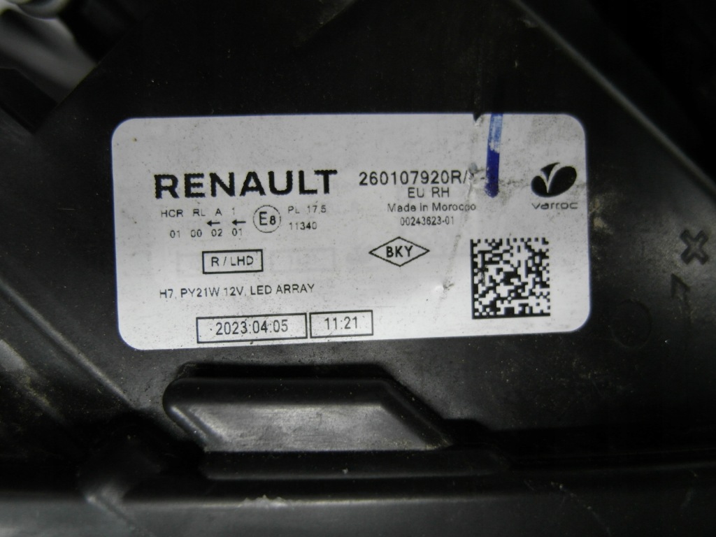 фото №10, Dacia sandero iii jogger full led bdb лампа передняя правая 260107920r nr72