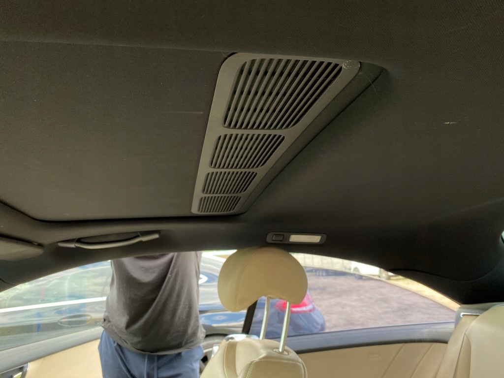 фото №4, Mercedes cl w216 - czarna комплектна стеля pod люк лампа