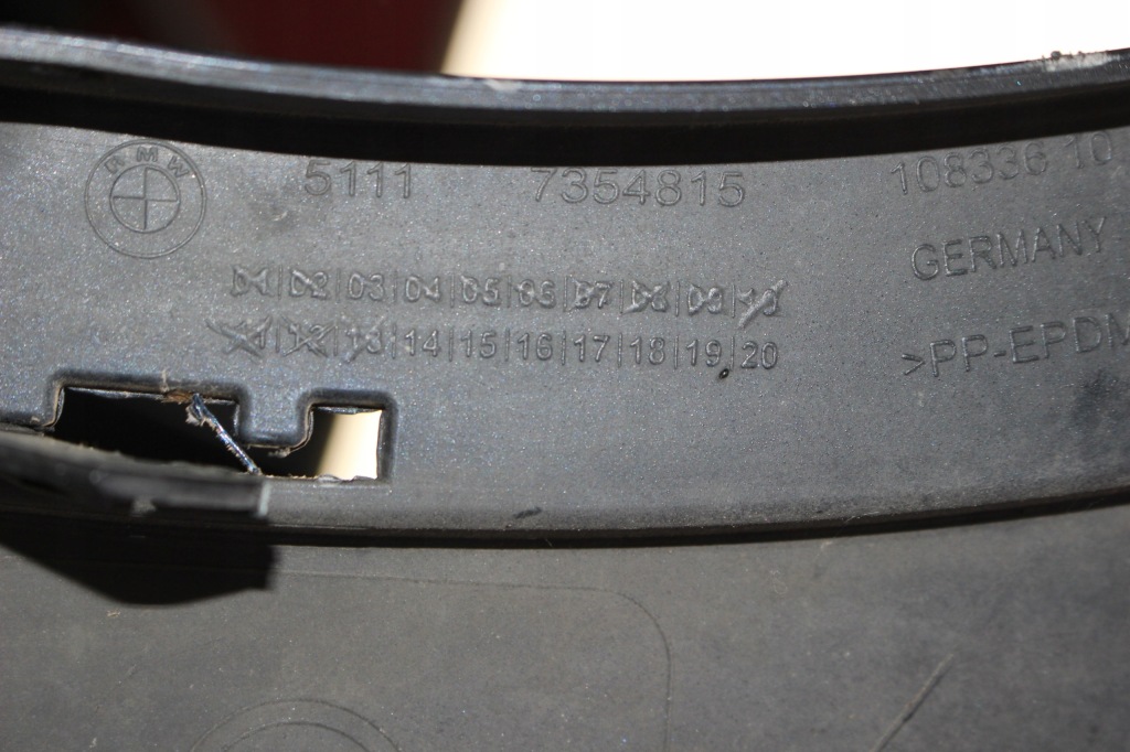 Бампер перед bmw x1 f48 c10 mediterrian blau Оригинал