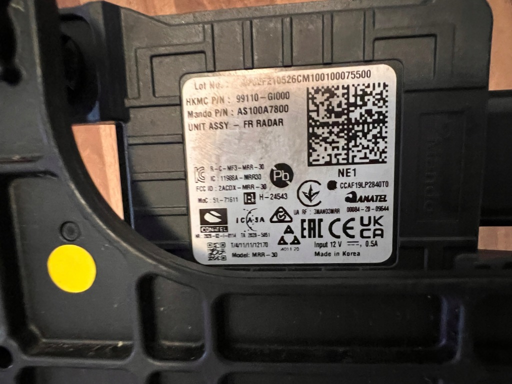 фото №2, Hyundai ioniq 5 2021- радар датчик distronic