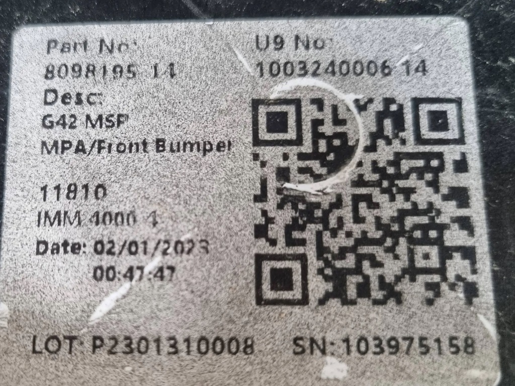 фото №11, Bmw 2 g42 2023 з передній бампери