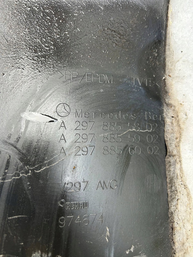 фото №8, Mercedes eqs w297 amg бампер задний задняя диффузор a2978855802