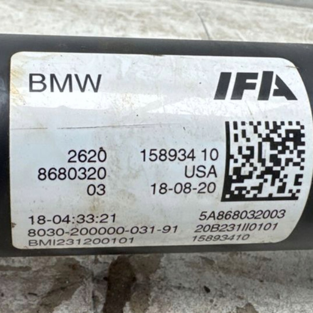 фото №13, Bmw x4 g02 2019 wał приводной / комплект