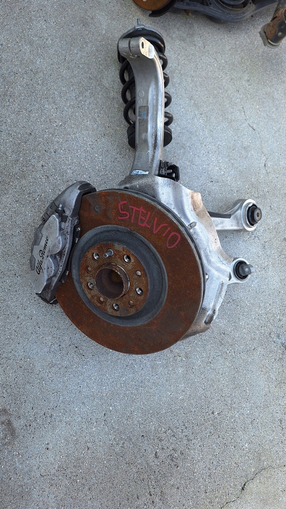 фото №5, Амортизатор поворотний кулак важелі alfa romeo stelvio