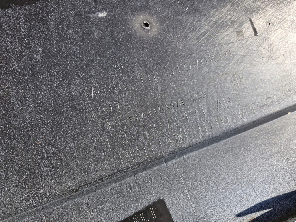 фото №7, Vw up lift 1s6 бампер задняя задний 1s6807421ab