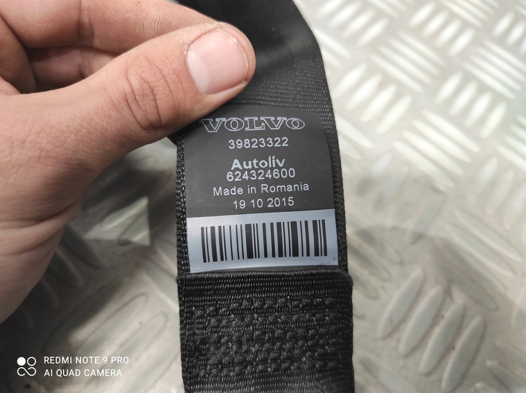 фото №7, Ремни pas безопасности задние kpl. volvo s60 v60