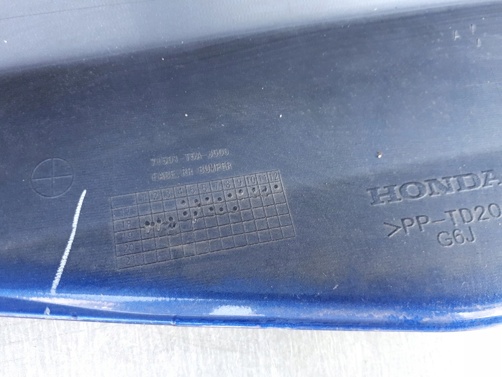 фото №10, Honda jazz 2018- 18- бампер задній задня