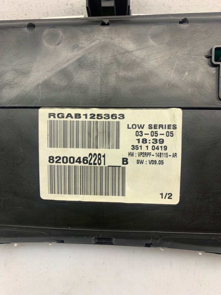 фото №5, Счетчик приборная панель 8200462281b renault