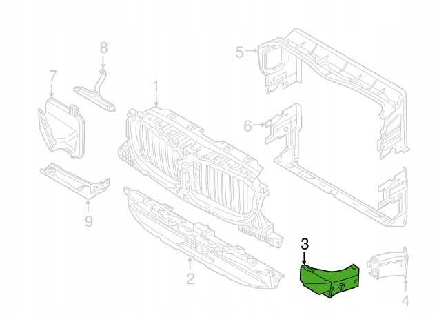 фото №10, Канал повітря гальма pp bmw g01 g02 x3 x4p