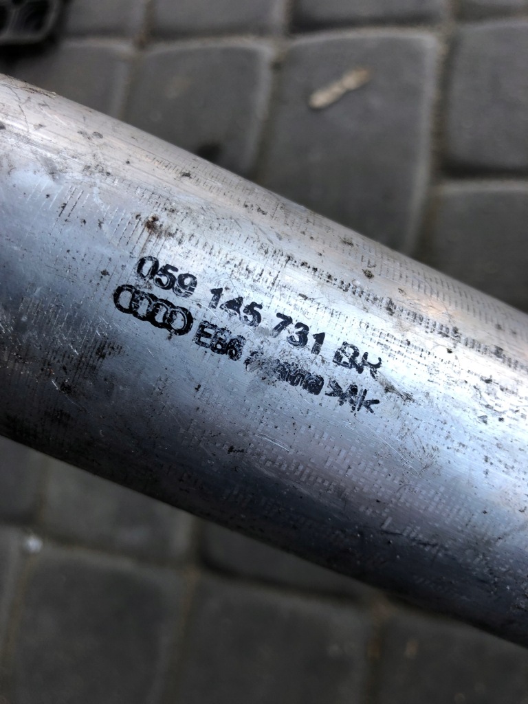 Труба інтеркулер audi 059145731br Оригінал