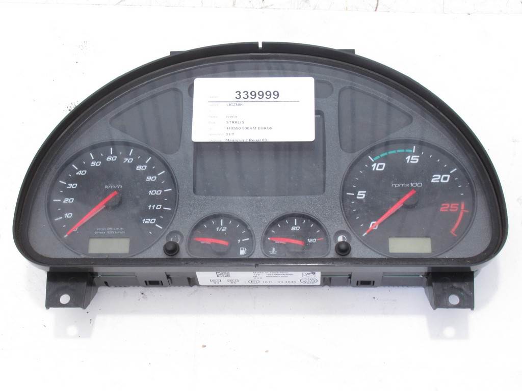 фото №1, Лічильник iveco stralis i 5801454400 12.9 500km прилади