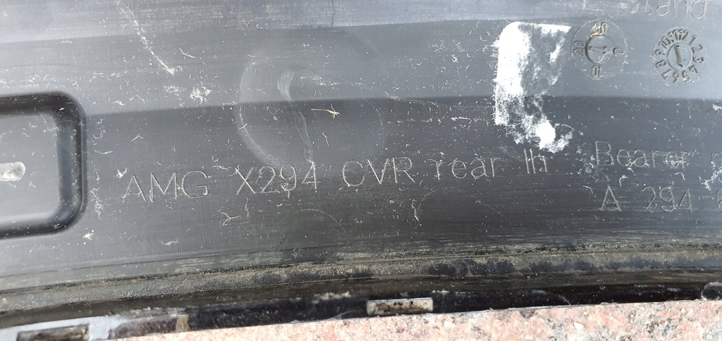 фото №12, Mercedes eqe suv 294 x294 amg молдинг защита крыла расширитель левая задняя