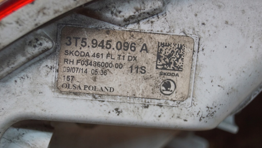 фото №15, Лампа правый задняя skoda superb ii lift sedan 3t5945096a