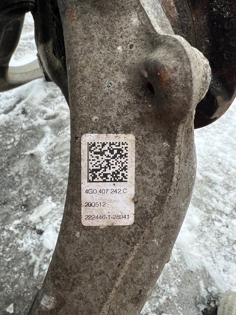 фото №9, Audi поворотний кулак права передня правий перед важелі 4g0407242c 8k0407258abs