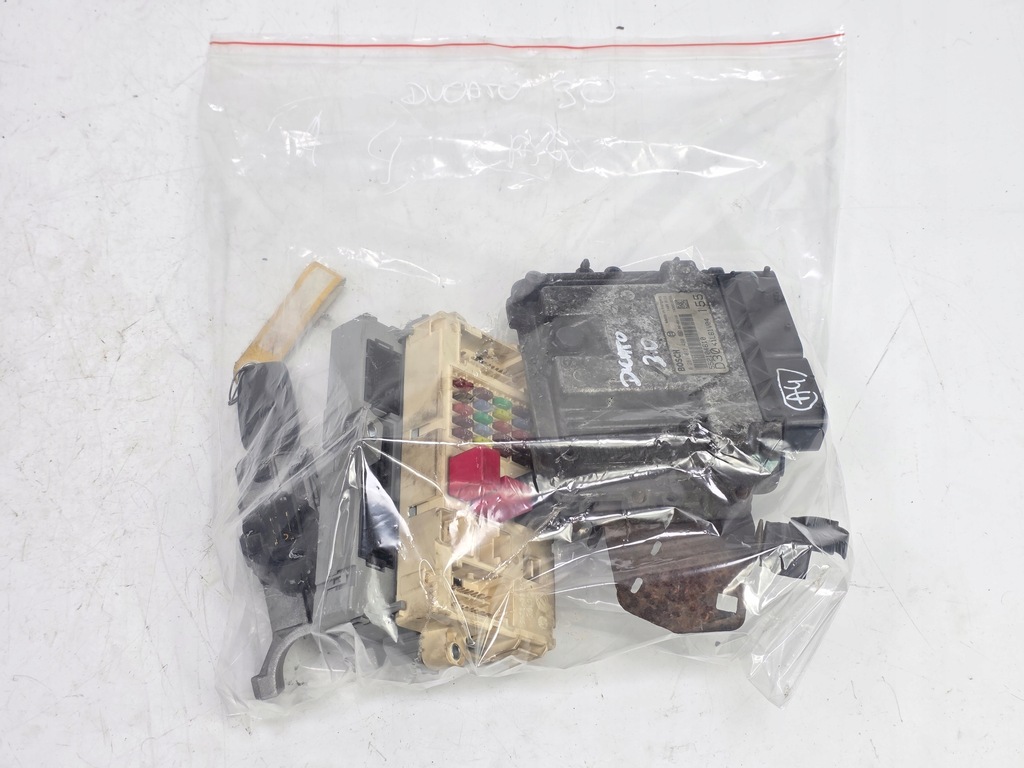 фото №9, Ducato boxer jumper 3.0 hdi бортовий комп'ютер блок керування набір стартовий 4 0281012490