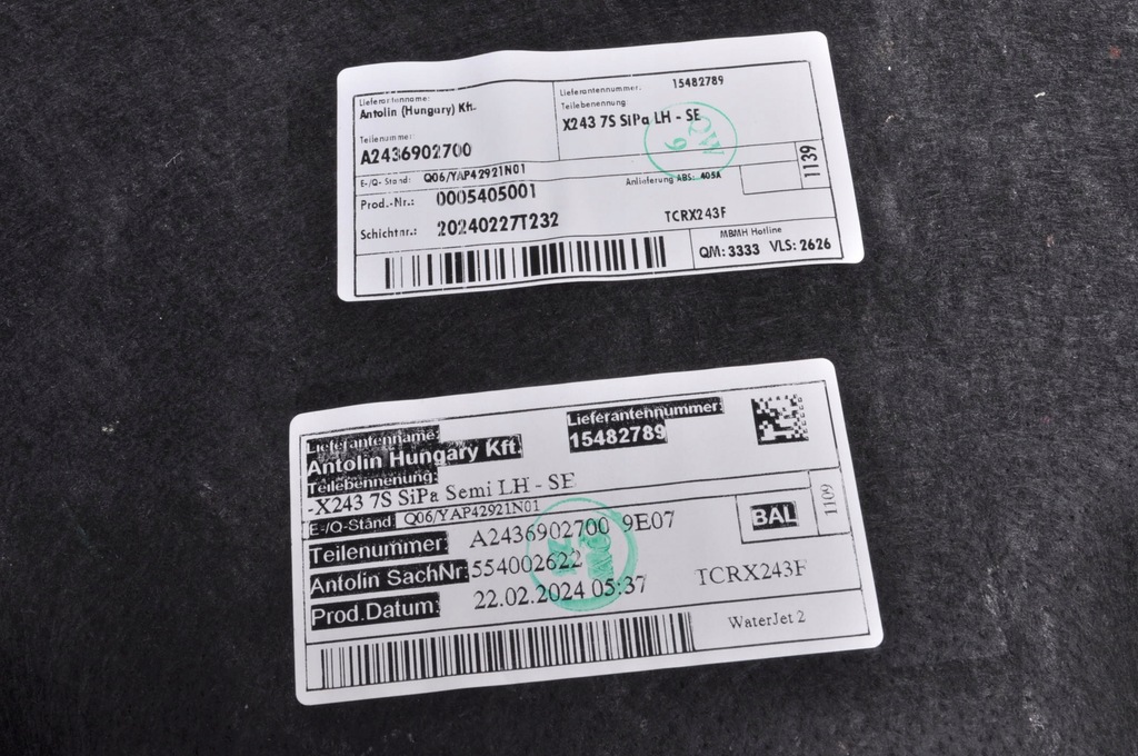 фото №7, Mercedes eqb x243 обшивка багажника лівий задня 24r a2436902700