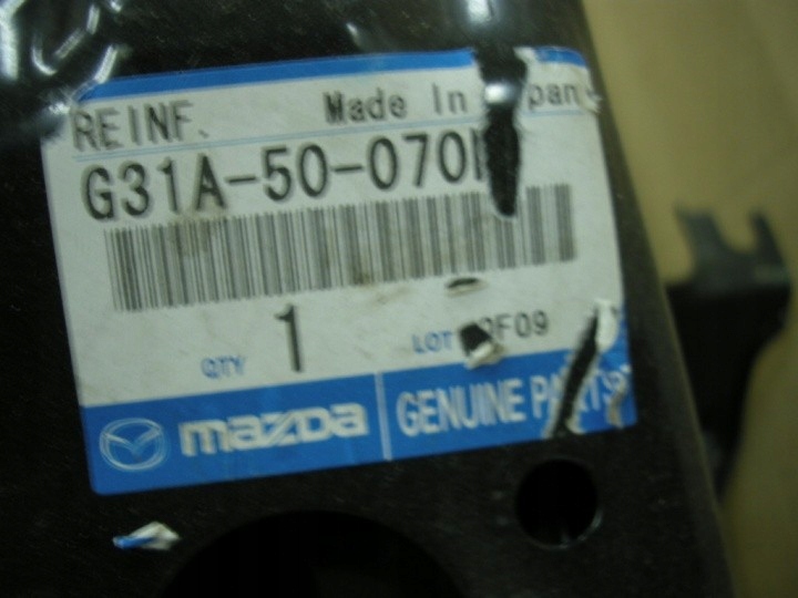 фото №4, Mazda 6 2002 балка бампера перед