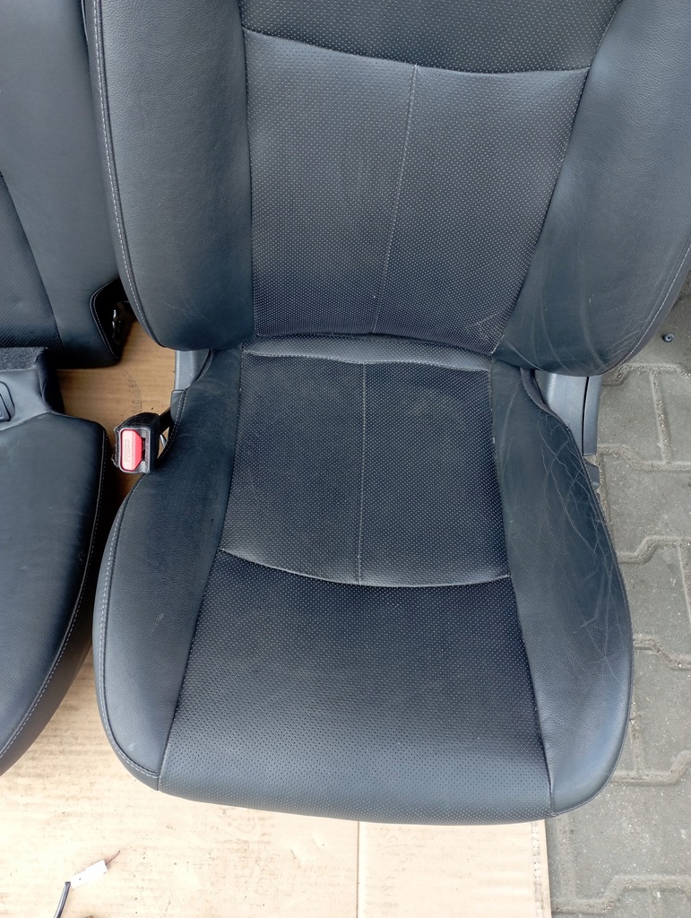 фото №9, Nissan pulsar сиденья заднее сиденье сиденья кожа подогрев комплект europa