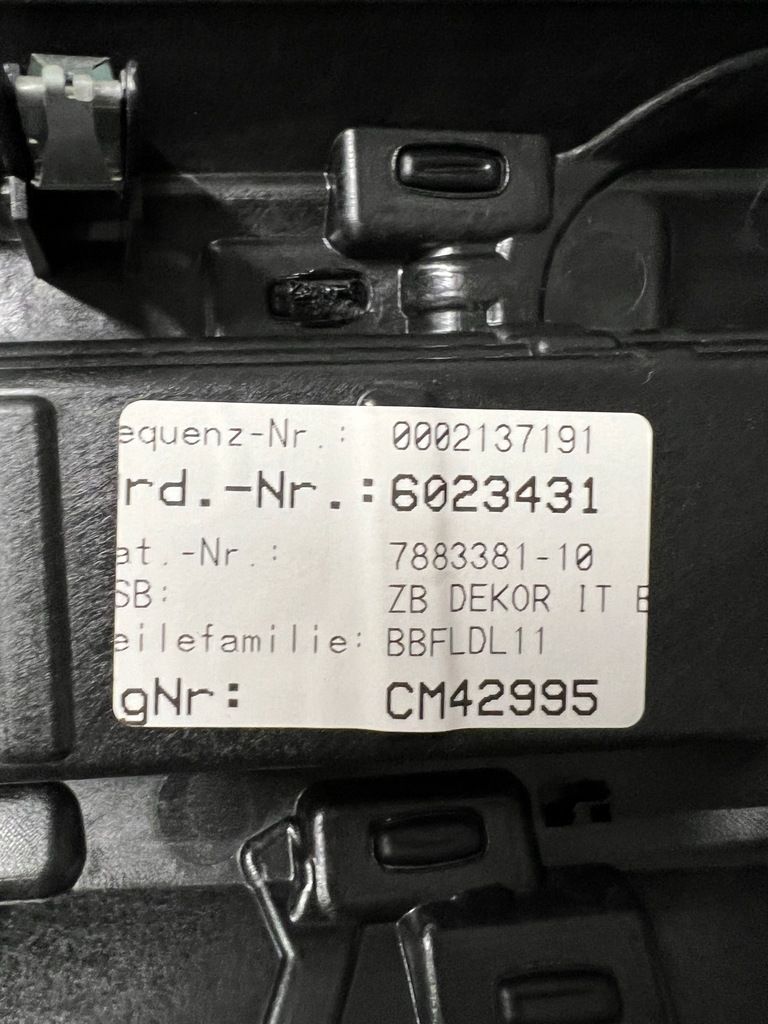 фото №9, Bmw g70 seria 7 декоры карбон dekor nowe kompet 7883381 карбон bmw