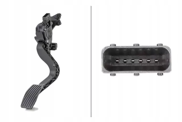 фото №1, Педаль газа fiat doblo 1,3mjt 16- hella