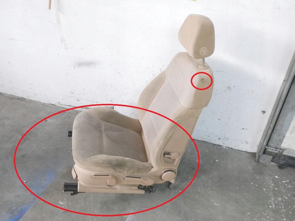 фото №8, Сиденье левый водителя перед opel vectra c 02-05