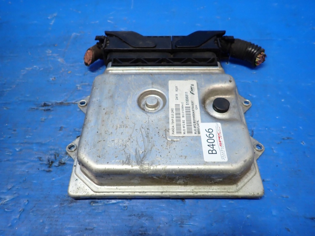 фото №1, Fiat panda ii 1.3 jtd блок управления двигателя 51896811