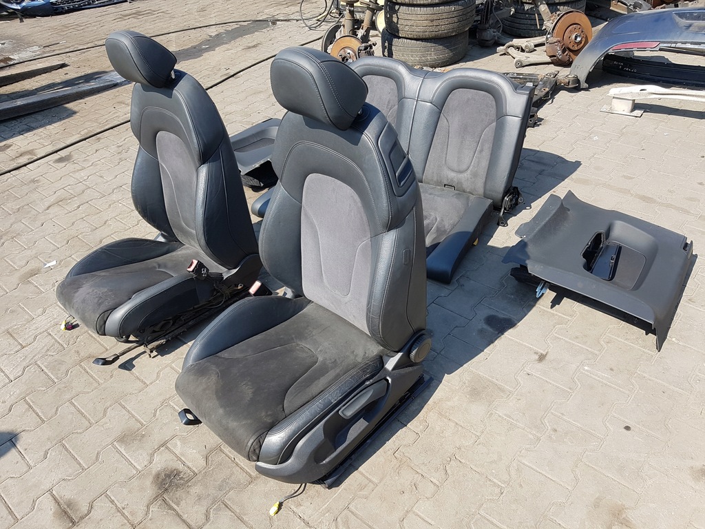 фото №11, Audi tt 8j 06-12r coupe сиденья заднее сиденье alcantara