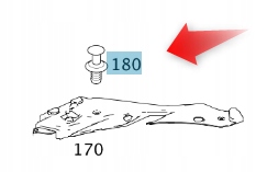 фото №1, Штифт кліпса захист фара mercedes