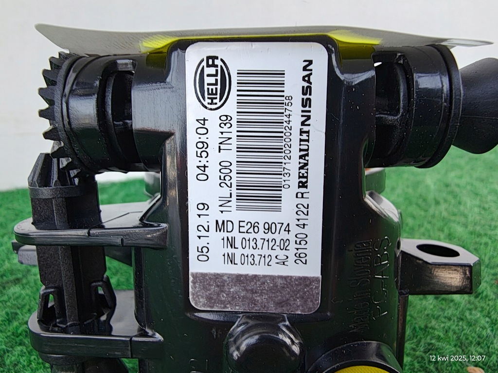 фото №2, Правый противотуманная фара led drl новый оригинальный номер renault megane clio talisman zoe k127/ń723