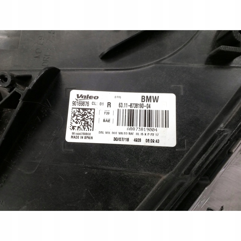 Bmw x2 f39 led фара правая  перед u.s.a. фара 8738190-04 Киев