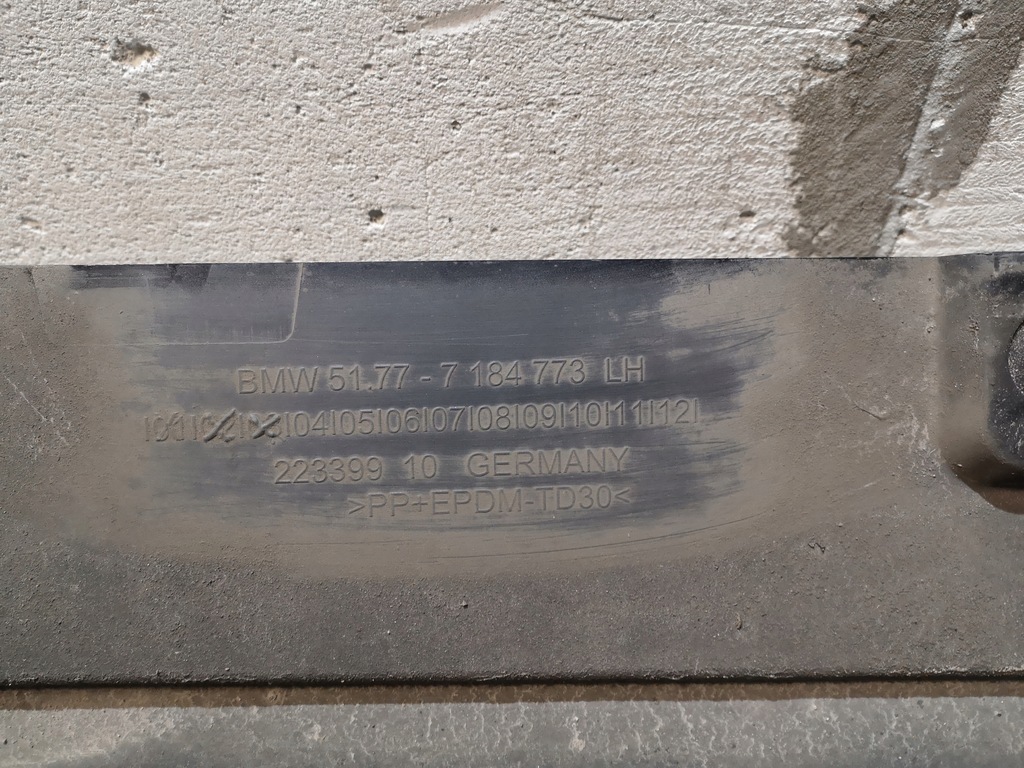 фото №5, Bmw оригінальний номер 51777184773 молдинг поріг l