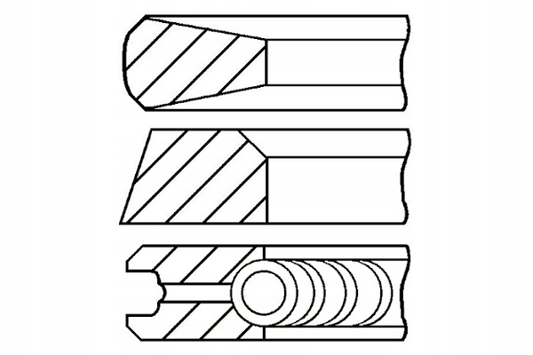 фото №2, Goetze 08-429600-10 набір кілець поршня