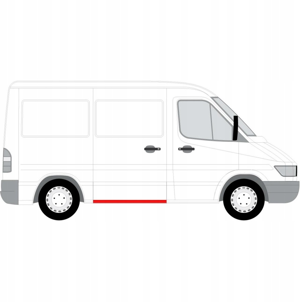 фото №2, Поріг задня правий mercedes mercedes vw sprinter lt