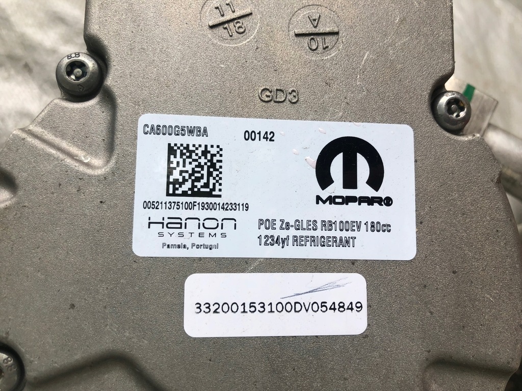 фото №6, Fiat 500 электрик компрессор кондиционера компрессор