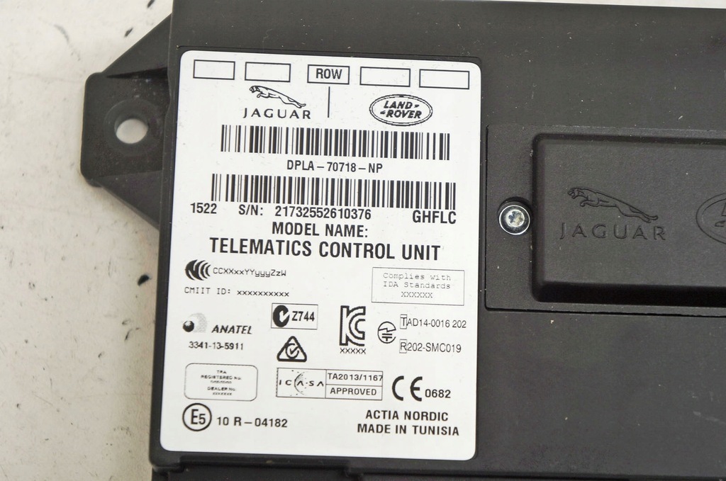 фото №5, Ho162 jaguar xe x760 модуль telematic dpla-70718-np