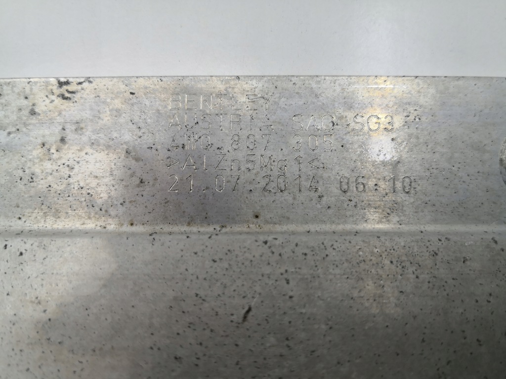 фото №8, Балка бампера підсилювач bentley flying spur 4w0